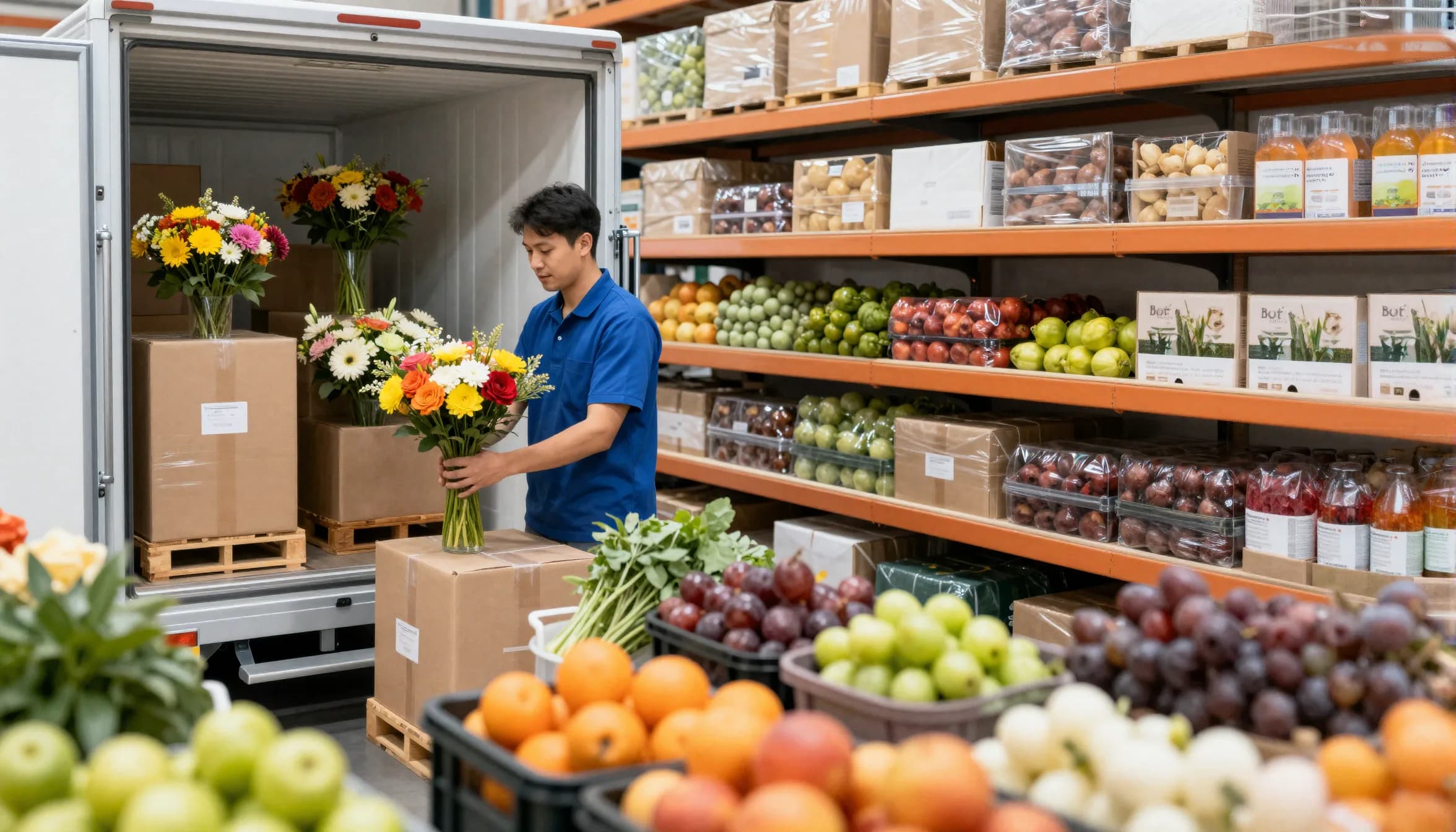 Fresh Fruits & Flowers